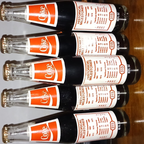 Bear Bryant Coke bottles unopened. Askin $15 each. Will negotiate. - Picture 3 of 6